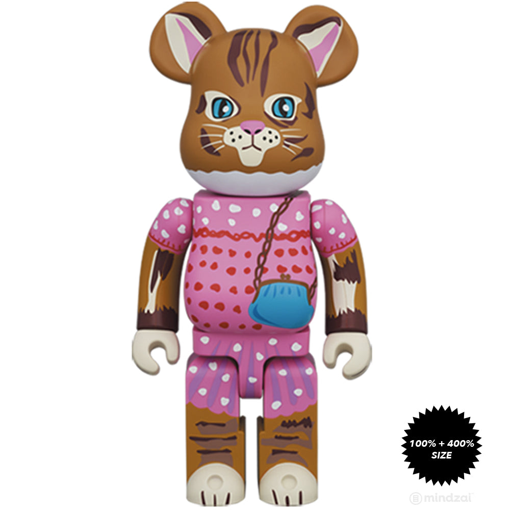 Nathalie Lete Minette 100% + 400% Bearbrick Set by Medicom Toy