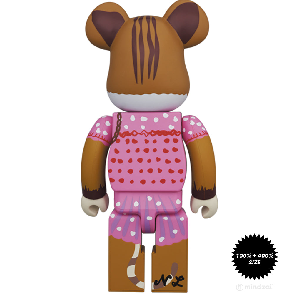 Nathalie Lete Minette 100% + 400% Bearbrick Set by Medicom Toy