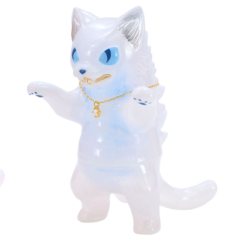 Negora Birthstone Collection (Moon Stone Version) Sofubi Art Toy by Konatsuya