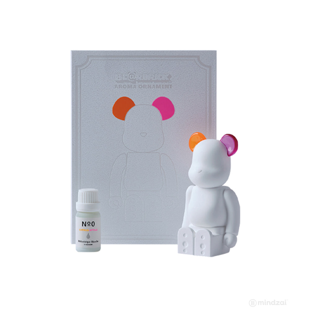 Bearbrick Aroma Ornament No.0 Color-W-Double ORANGE/PINK by Medicom Toy x Ballon