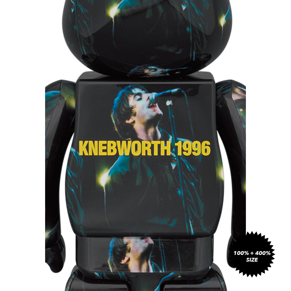 Oasis Knebworth 1996 (Liam Gallagher) 100% + 400% Bearbrick Set by