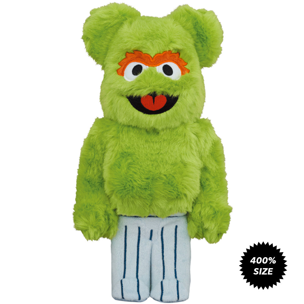 Oscar the Grouch (Costume Ver.) 400% Bearbrick by Medicom Toy