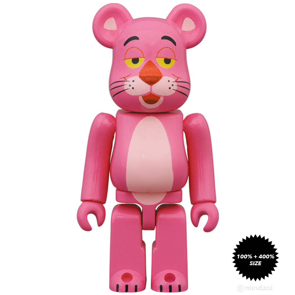 BE@RBRICK PINK PANTHER 100％ u0026 400％-