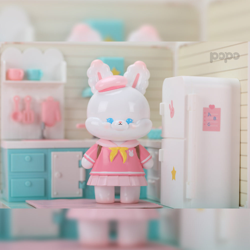 Pink JK Popo Rabbit by SeaStar Studios