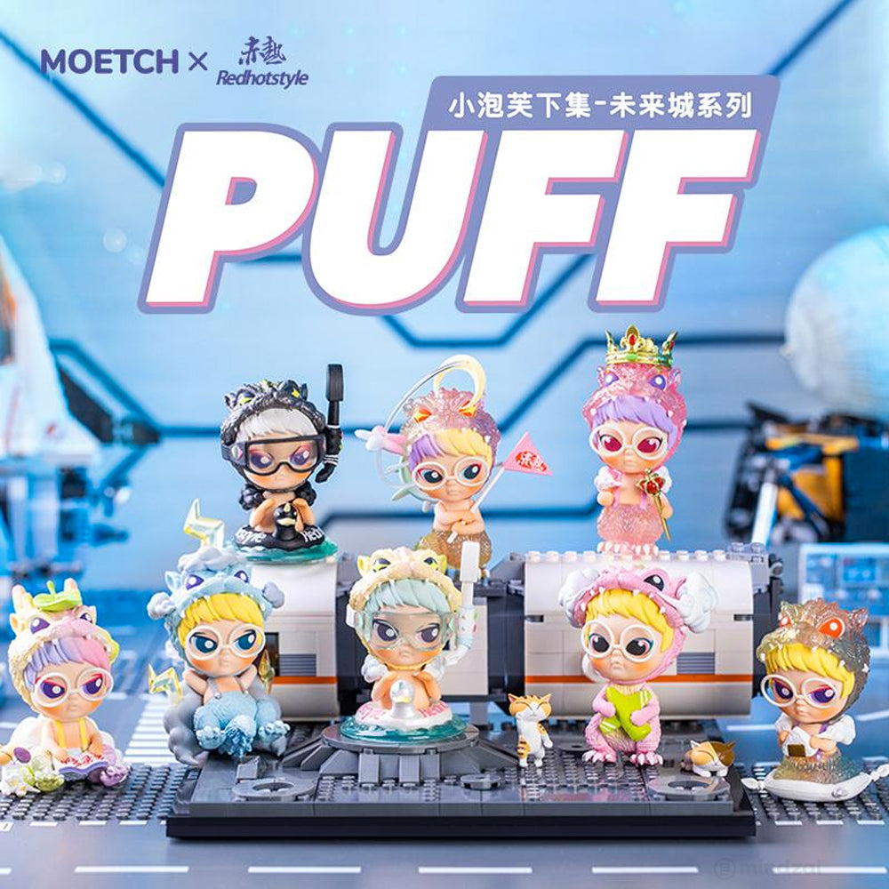 Puff The Future City Blind Box Series by Redhotstyle x Moetch Toys