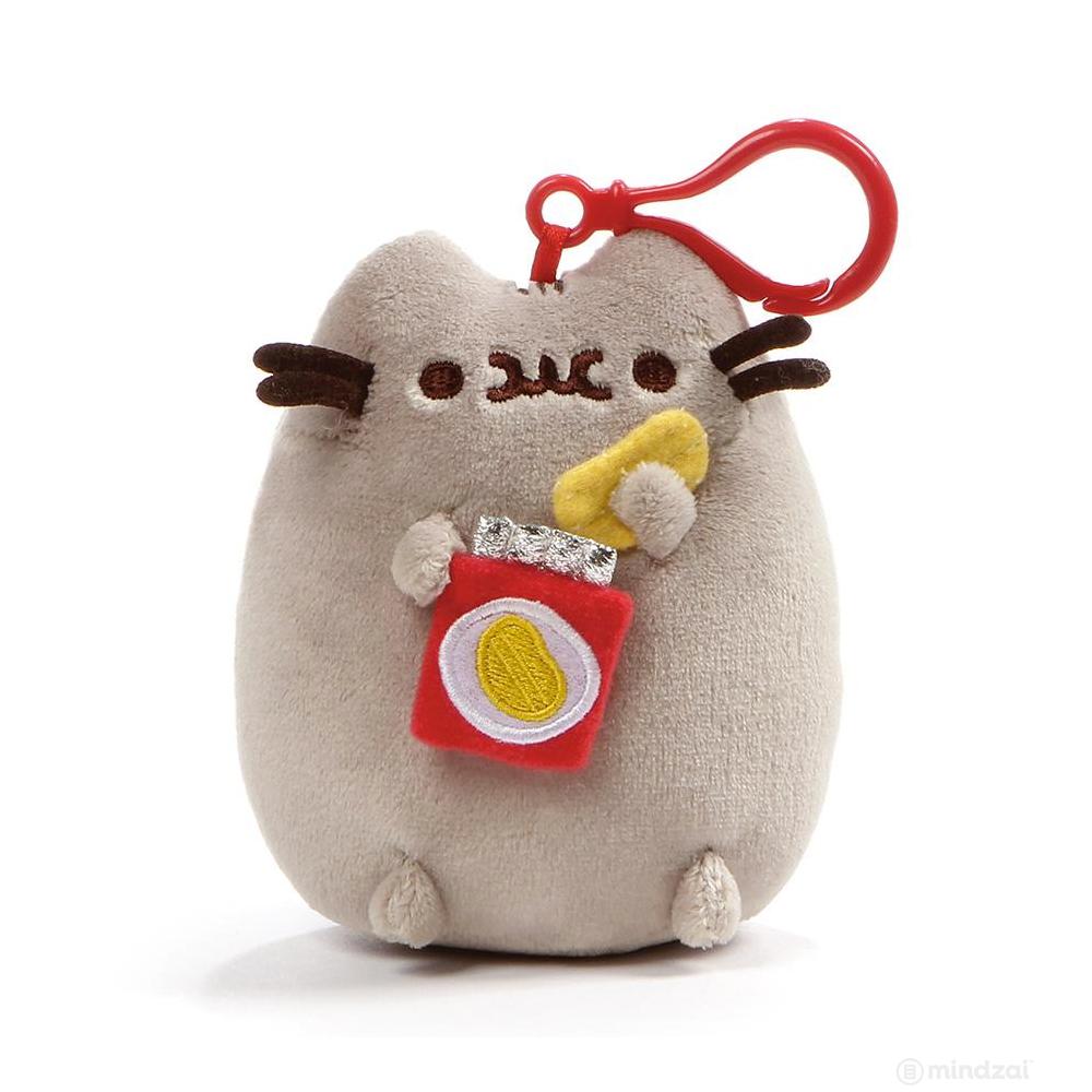 Pusheen Potato Chips 5" Backpack Clip by GUND