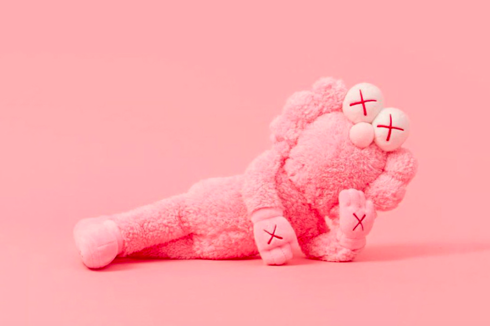 Kaws Pink BFF Limited Edition Plush by Kaws x AllRightsReserved