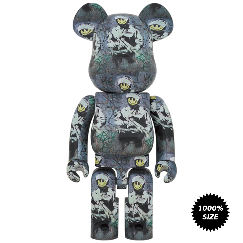 Banksy Riot Cop 1000% Bearbrick by Medicom Toy