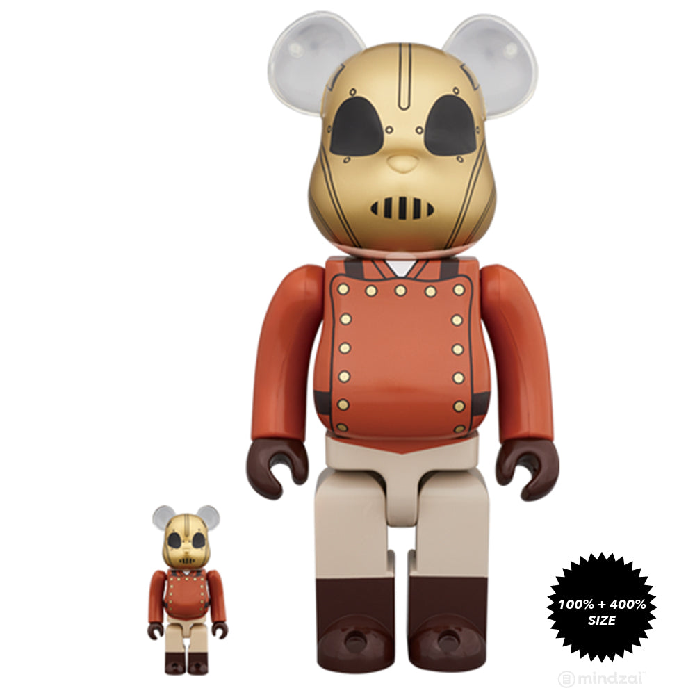 The Rocketeer 100% + 400% Bearbrick Set by Medicom