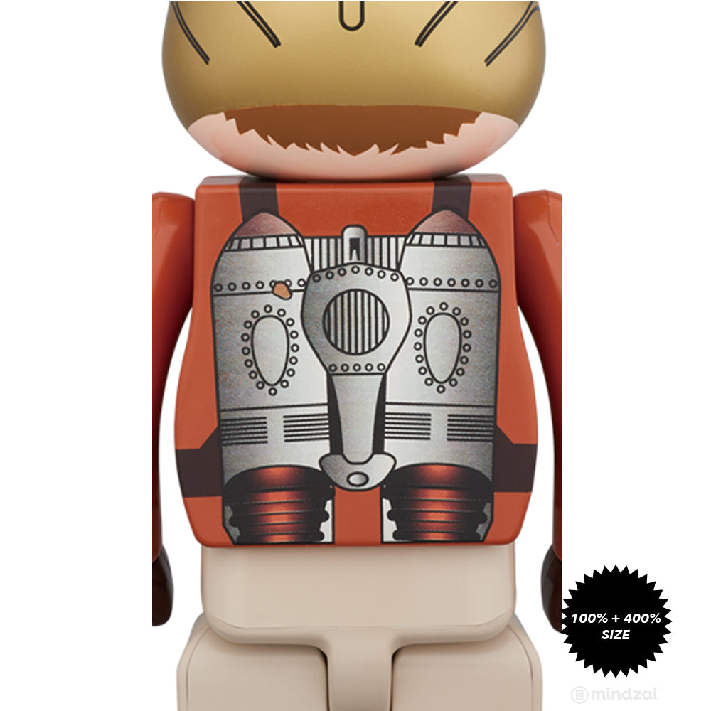 The Rocketeer 100% + 400% Bearbrick Set by Medicom