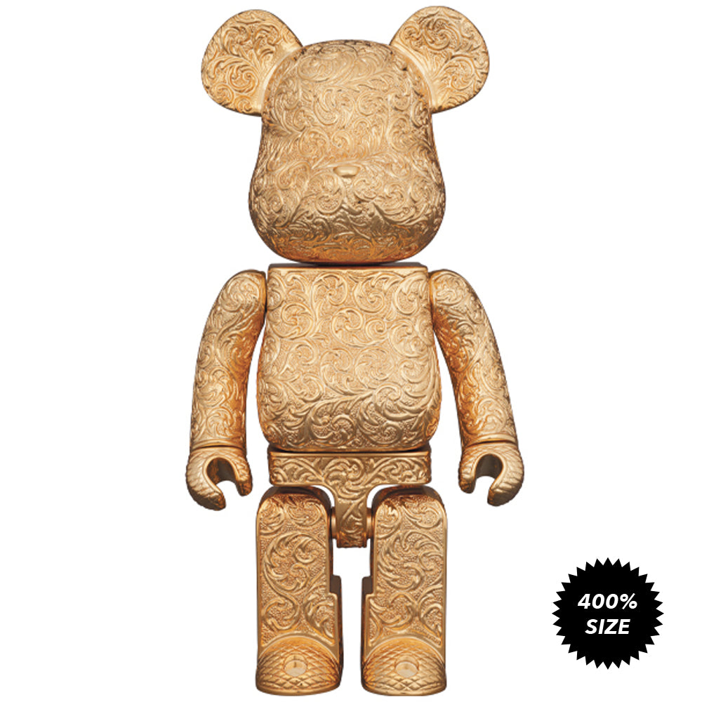 Royal Selangor Arabesque Golden 400% Bearbrick by Medicom Toy