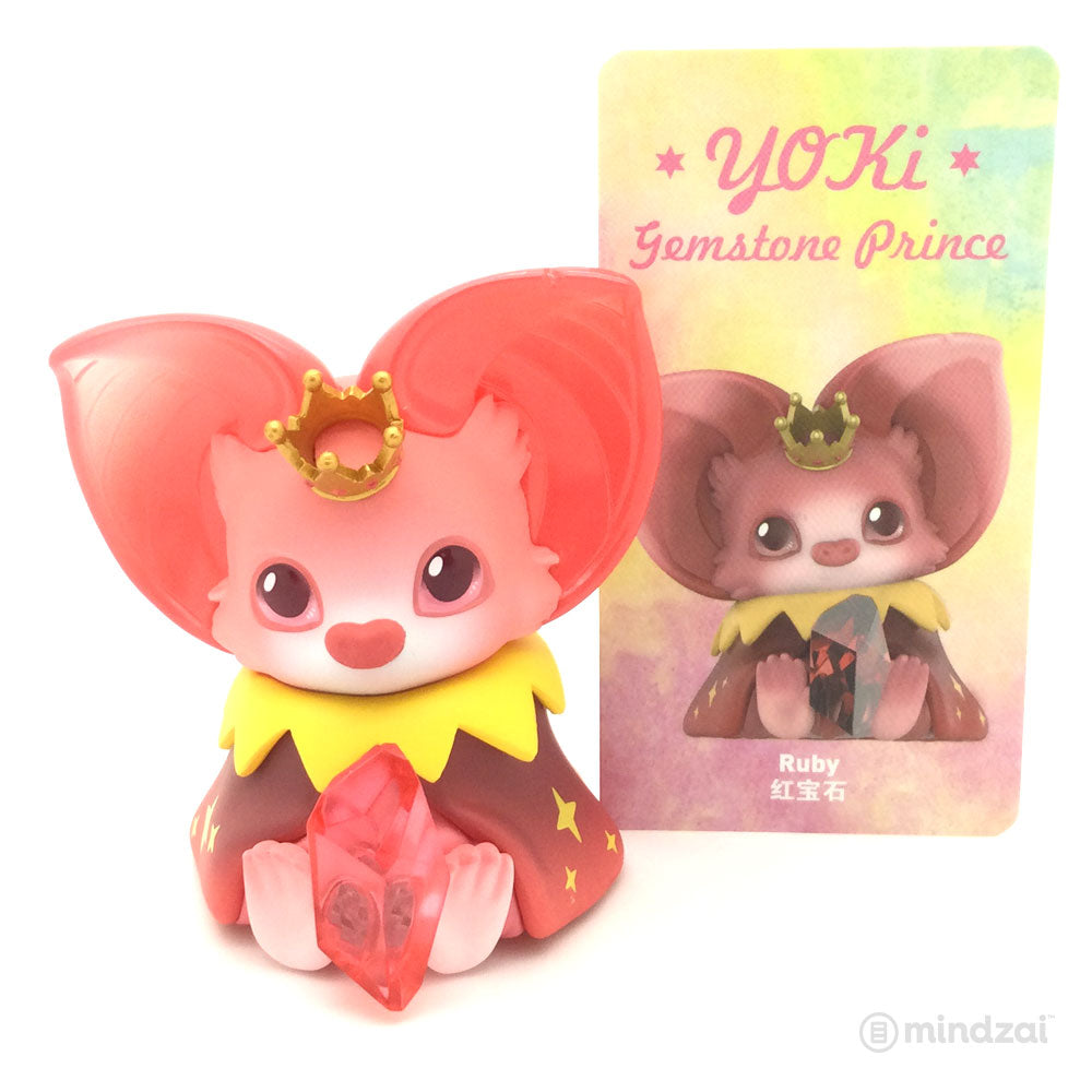 Yoki Gemstone Prince Series by Yoyo Yeung x POP MART - Ruby