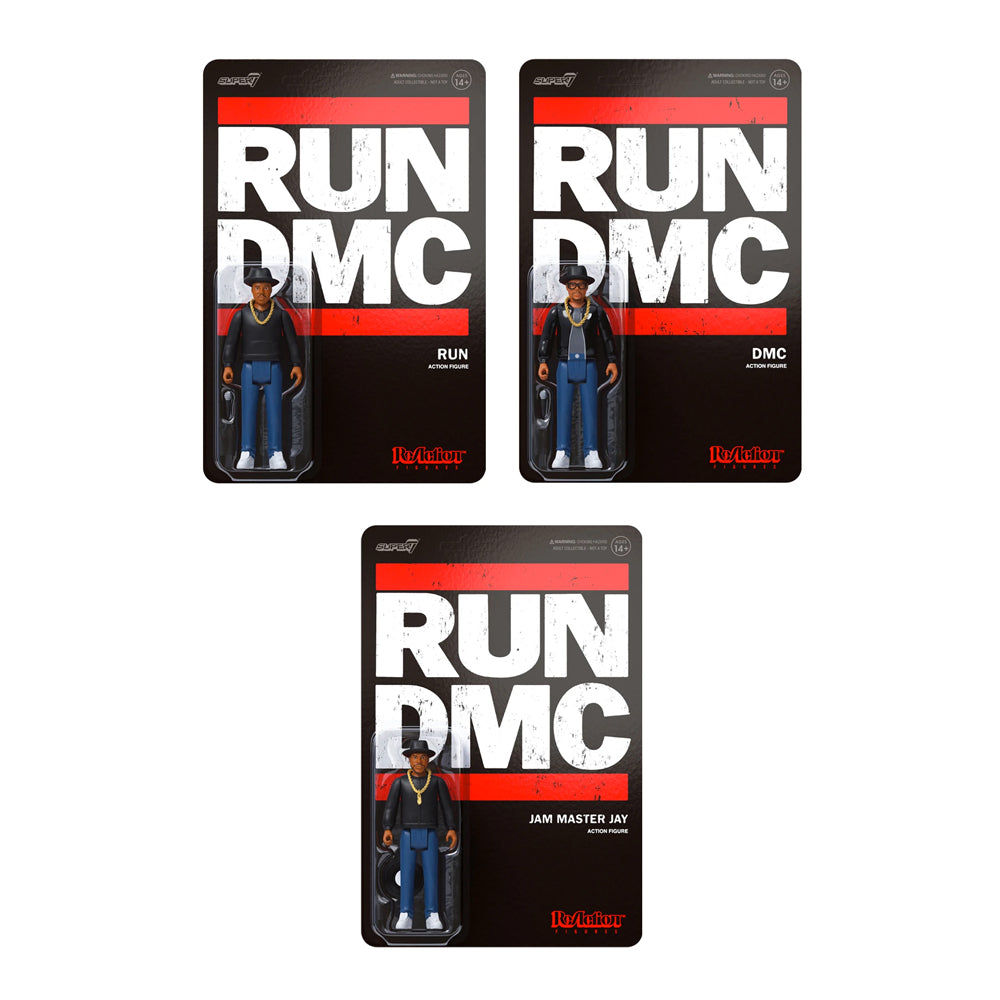 RUN DMC ReAction 3 Figure Set by Super7