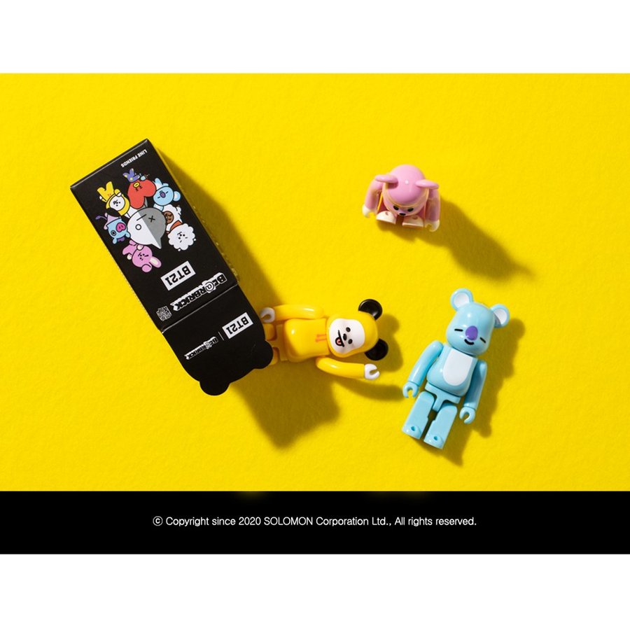 BT21 Limited Edition 100% Bearbrick by Medicom Toy x Line Friends