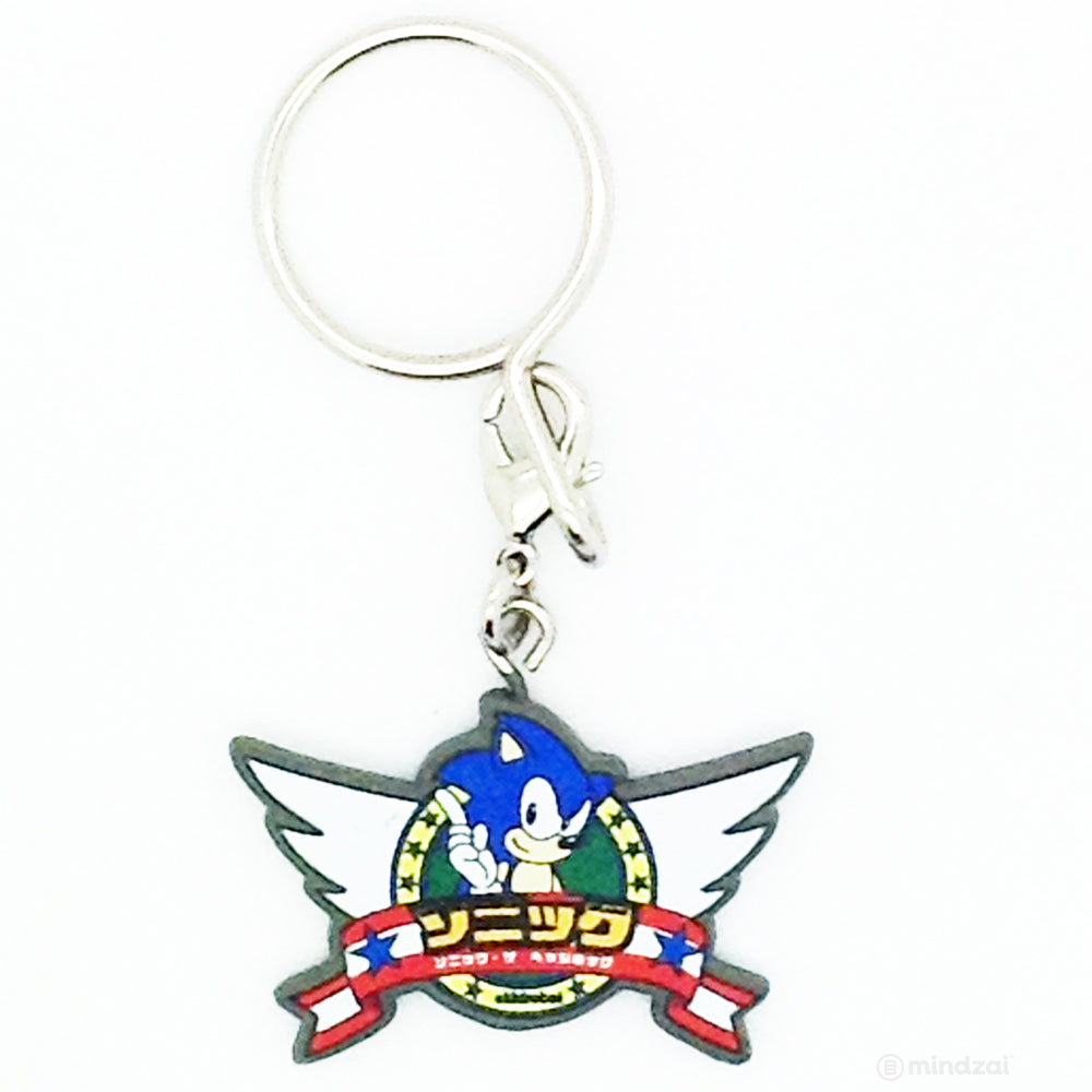 Sonic The Hedgehog Keychain Series Blind Box by Kidrobot - Title Screen Logo Badge