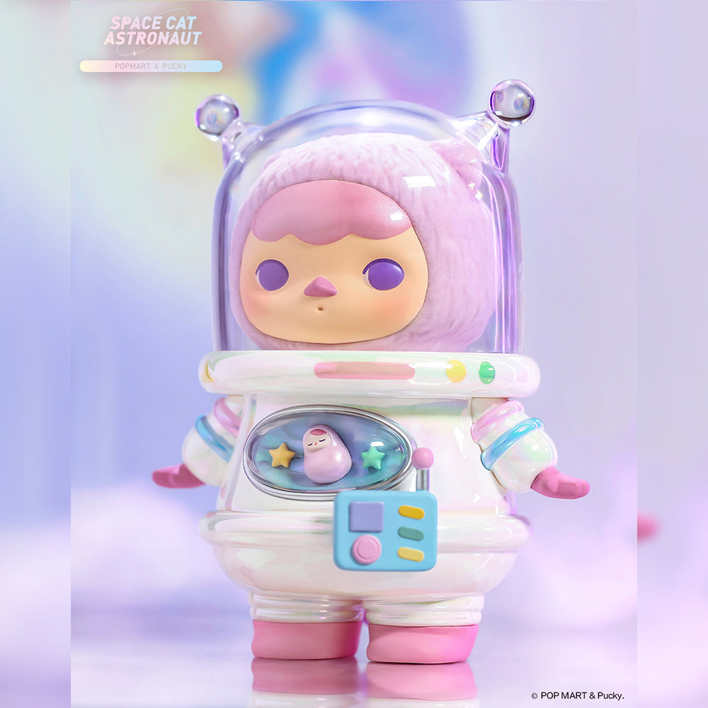 Pucky Space Cat Astronaut Art Toy Figure by Pucky x POP MART