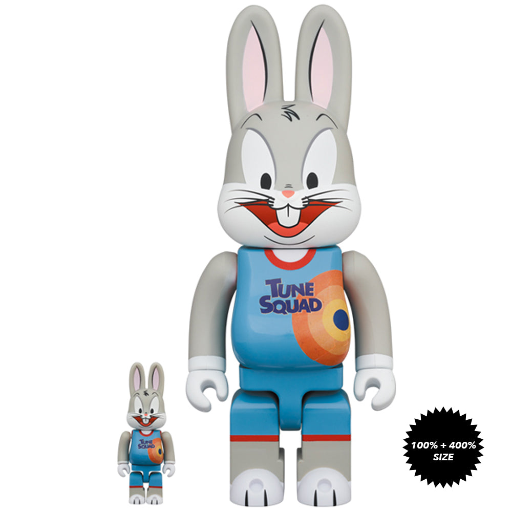 Space Jam: A New Legacy Bugs Bunny 100% + 400% Rabbrick Set by Medicom Toy