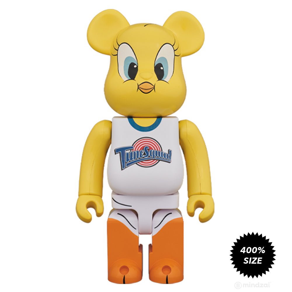 Space Jam Tweety 400% Bearbrick by Medicom Toy