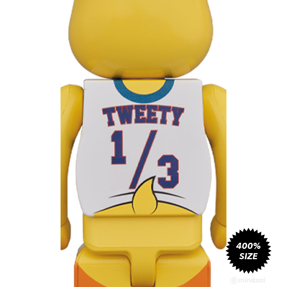 Space Jam Tweety 400% Bearbrick by Medicom Toy