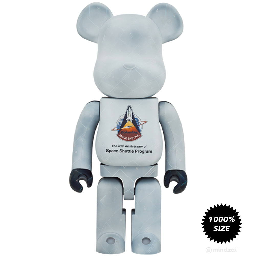 Space Shuttle 1000% Bearbrick by Medicom Toy - Mindzai Toy Shop