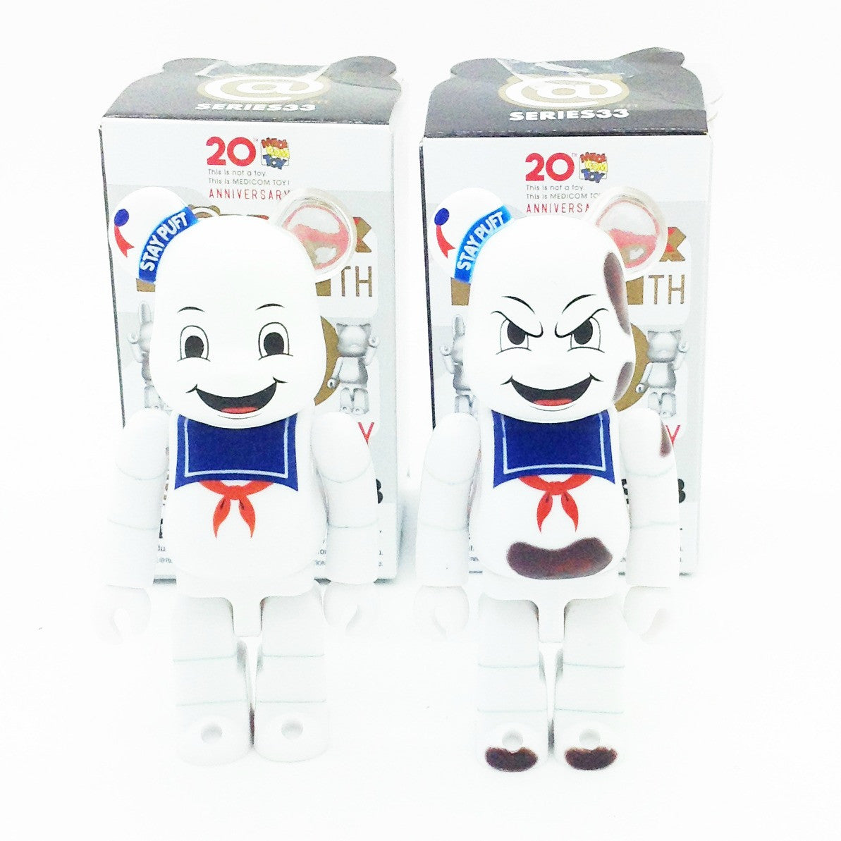 Bearbrick Series 33 - Ghostbusters Stay Puft Marshmallow Man and
