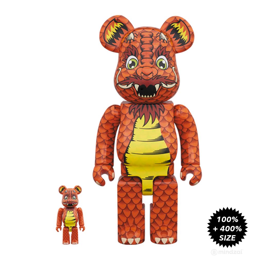 Steve Caballero "Cab Dragon" 100% + 400% Bearbrick Set by Medicom Toy