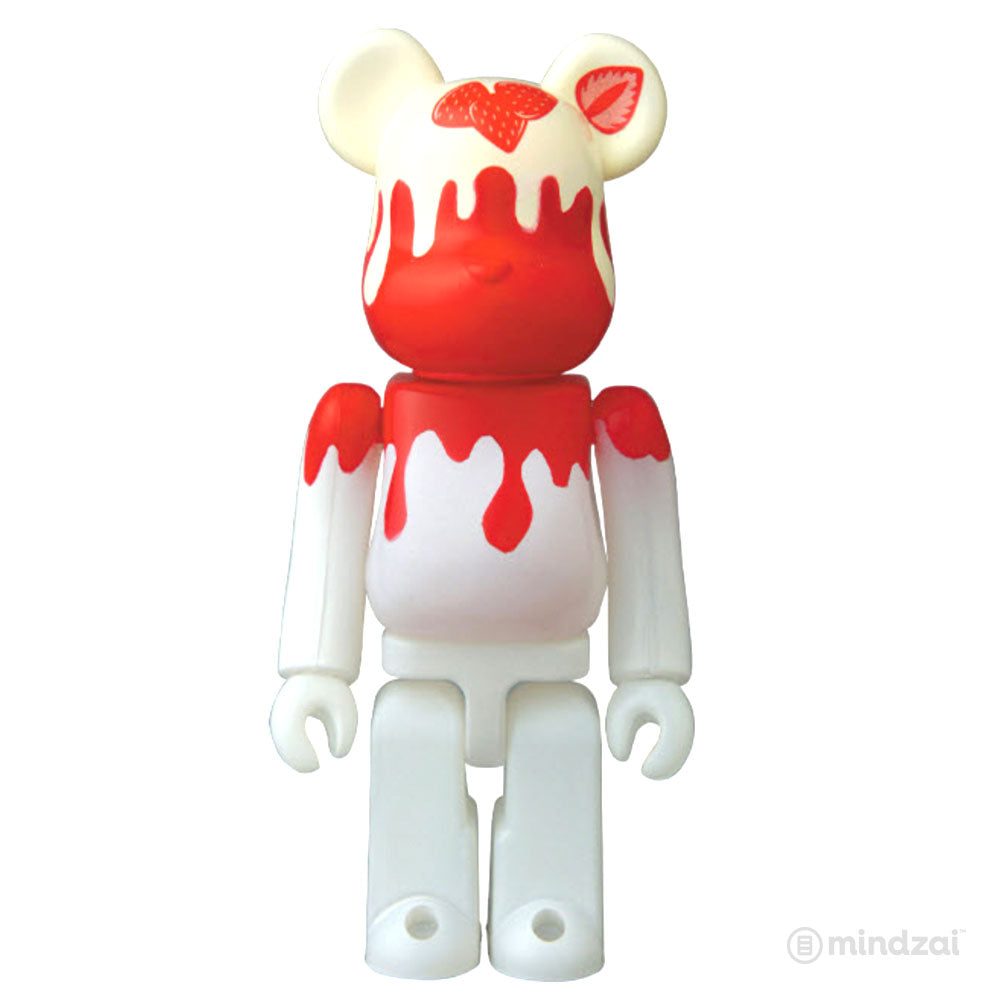 Bearbrick Series 40 - Strawberry Flavoured Shaved Ice (Jellybean) 100% Bearbrick