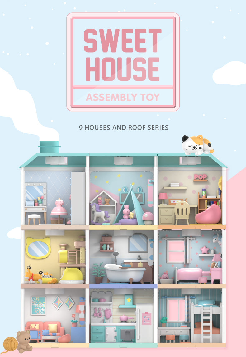 Sweet House Diorama Toy Sets by POP MART