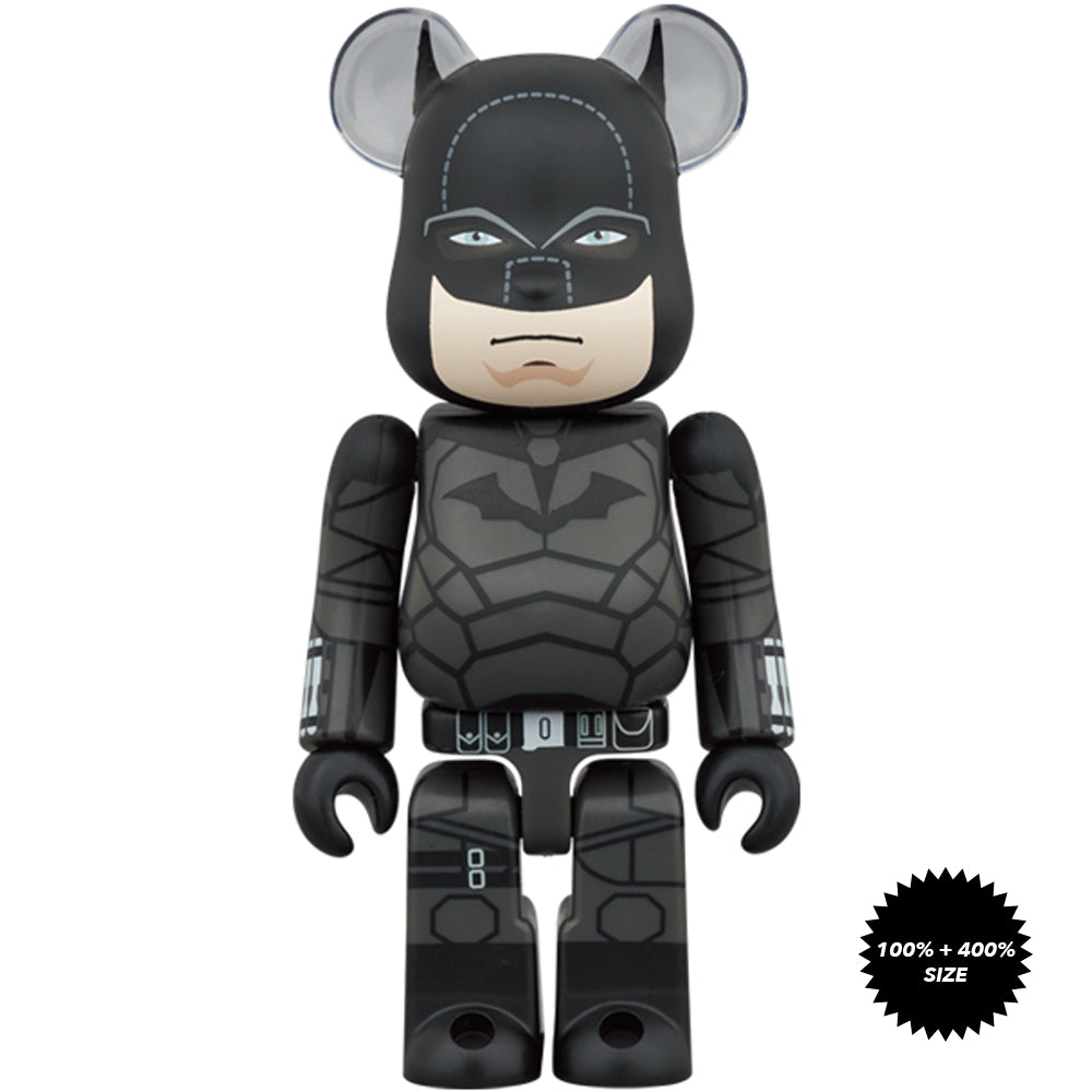 The Batman 100% + 400% Bearbrick Set by Medicom Toy - Mindzai Toy Shop
