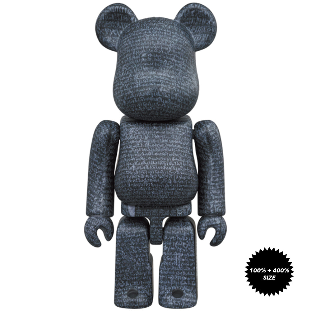 The Rosetta Stone 100% + 400% Bearbrick Set by Medicom Toy x The