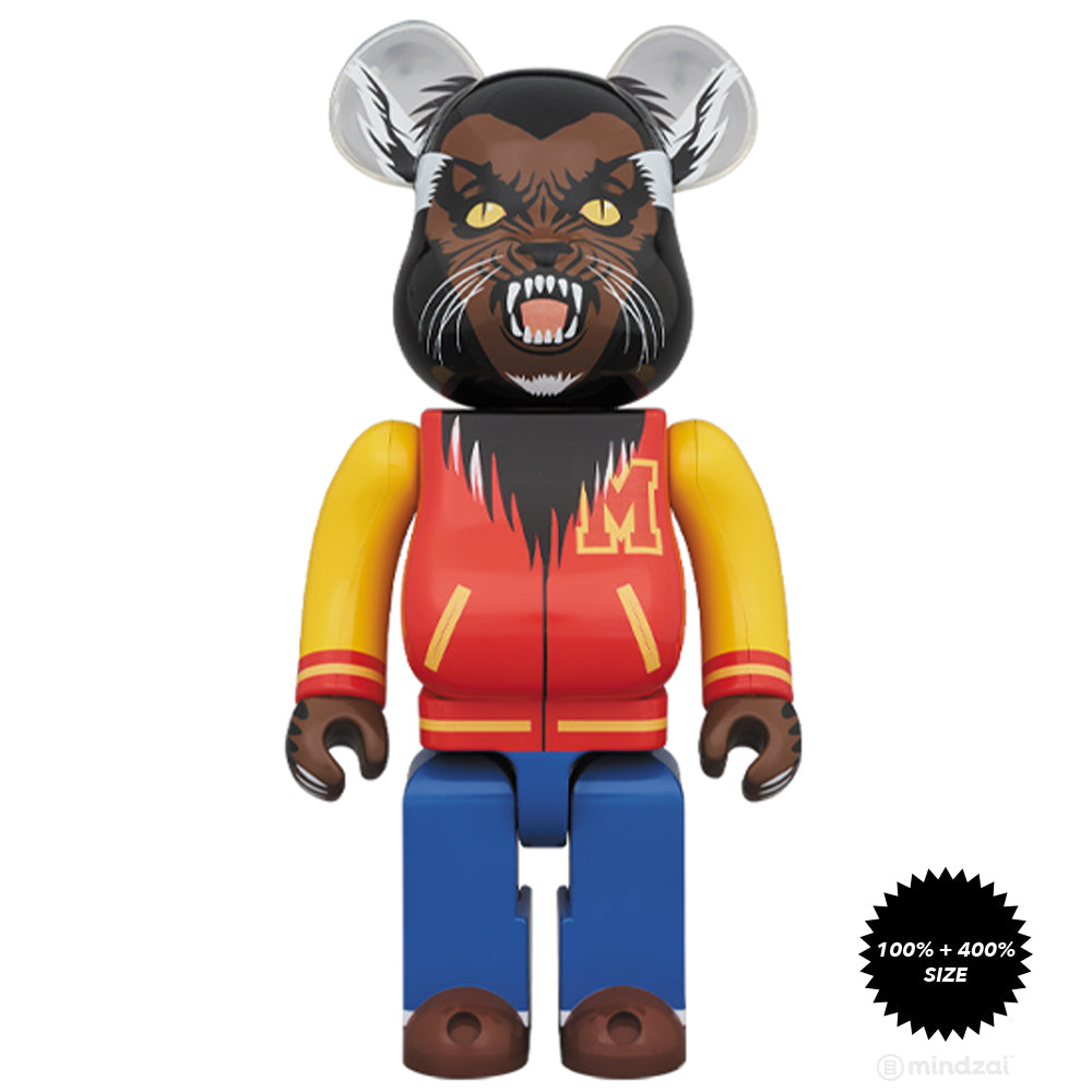 Michael Jackson Werewolf 100% + 400% Bearbrick Set by Medicom Toy