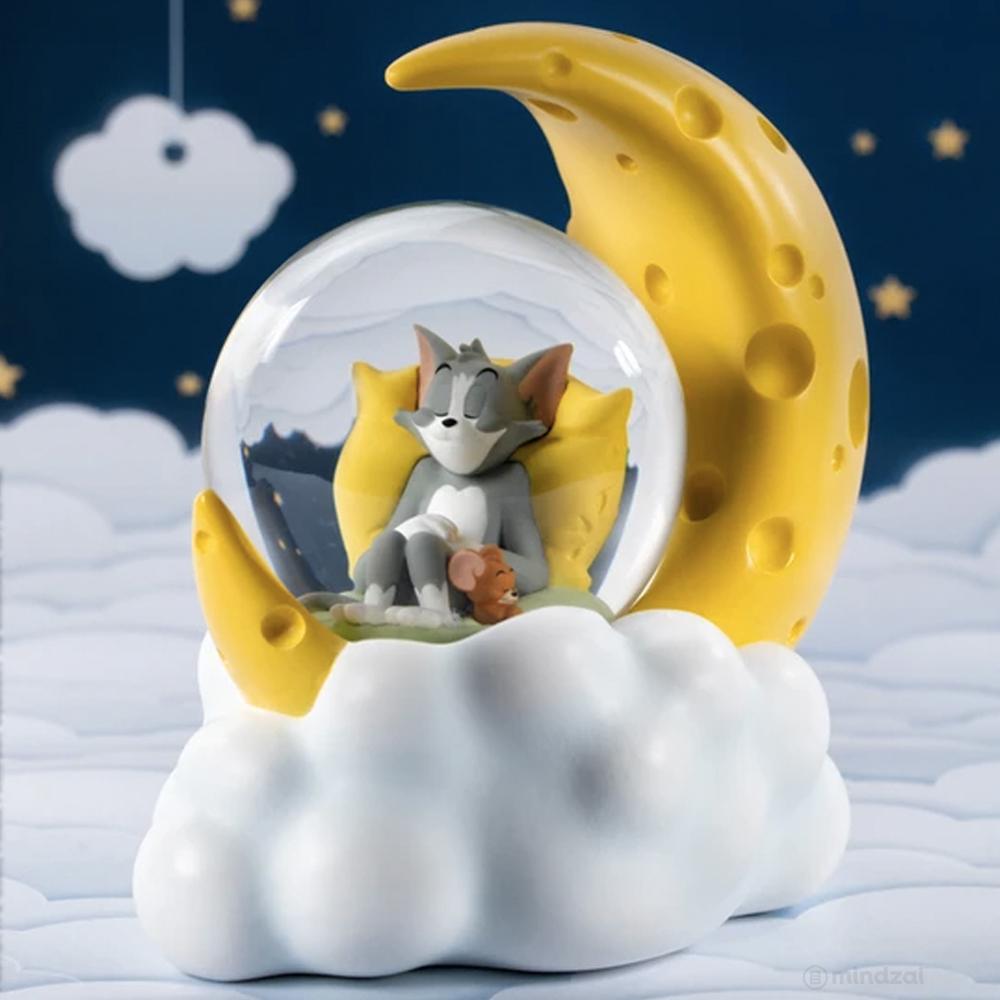 Tom and Jerry Cheese Moon Snow Globe by ToyQube