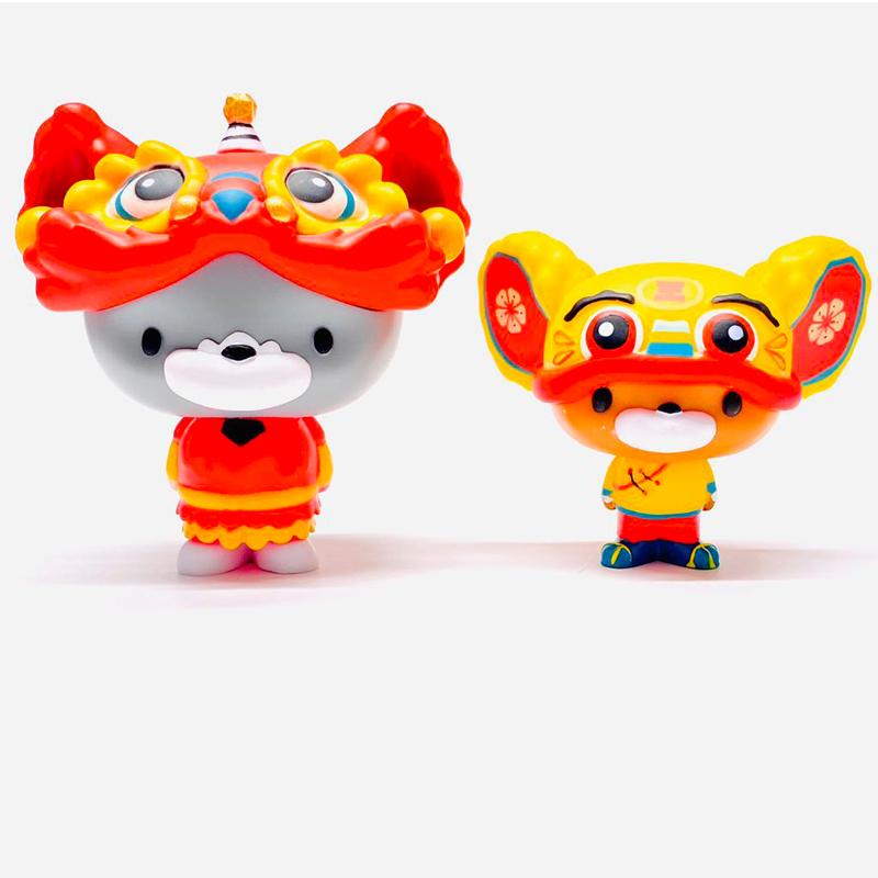 Chibi Tom and Jerry (Traditional Lion Dance Set) by ToyQube