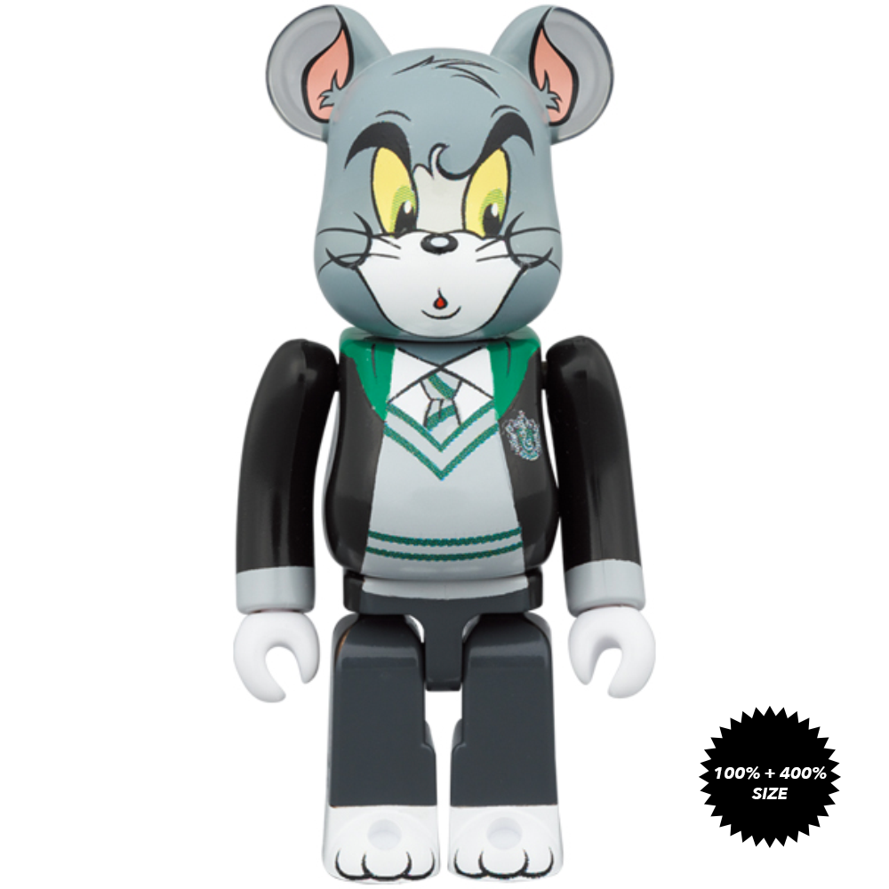 Tom & Jerry in Hogwarts House Robes 100% + 400% 2-Pcs Bearbrick