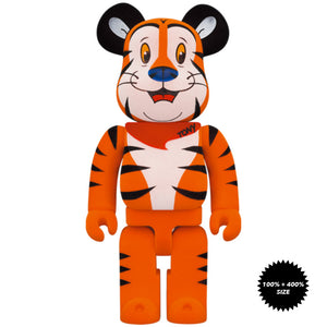 Tony the Tiger (Flocky Ver.) 100% + 400% Bearbrick by Medicom Toy ...