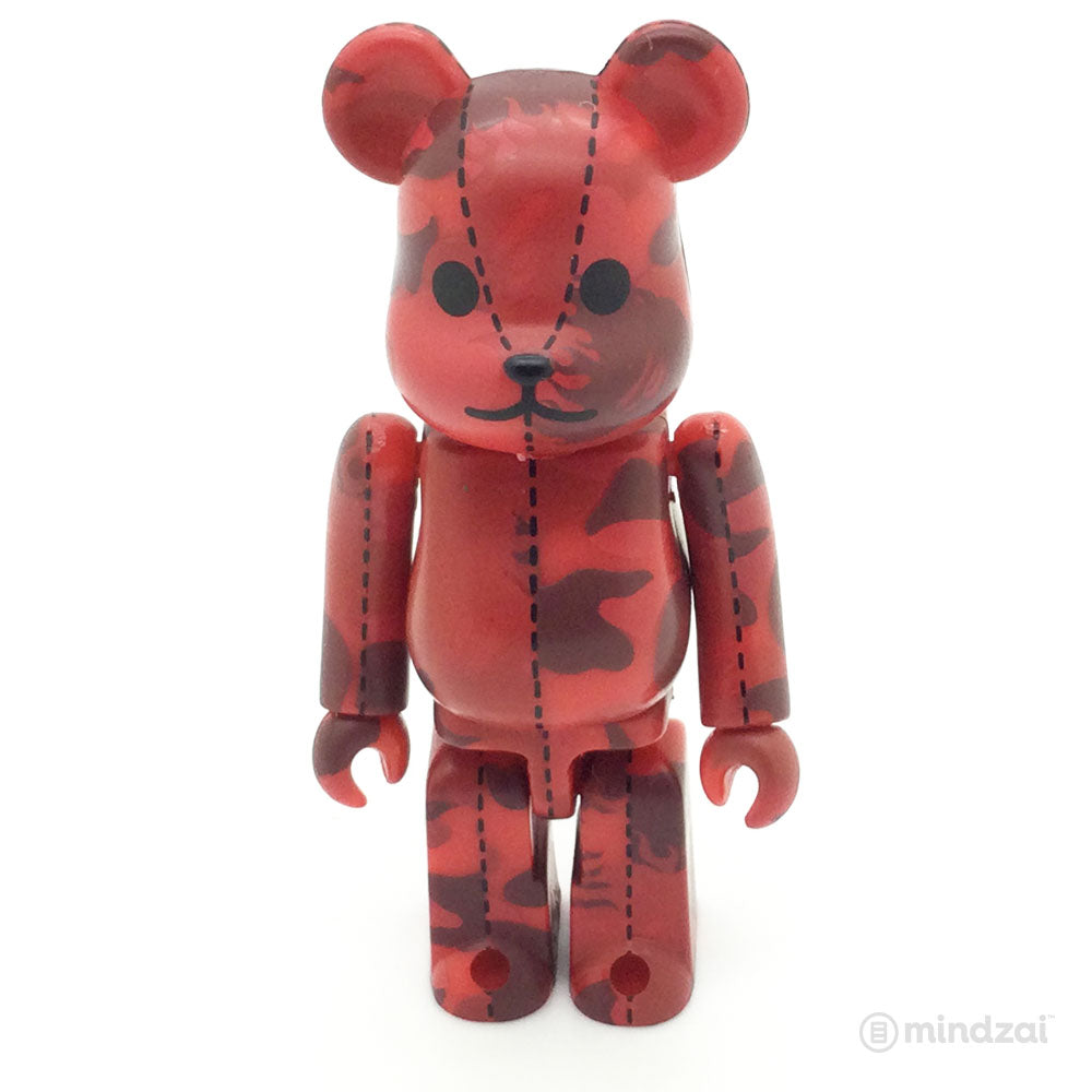 BAPE Play Bearbrick - Bape Camo Red 100% Size