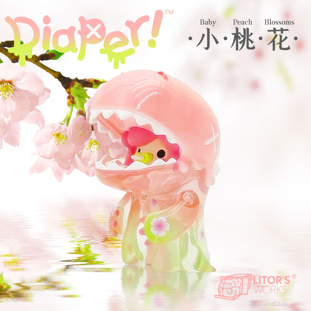 Umasou! Diaper Baby Peach Blossoms Art Toy Figure by Litor's Work