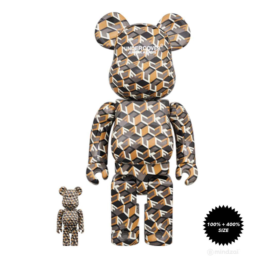 Undercover Fuck 100% + 400% Bearbrick Set by Medicom Toy x Undercover