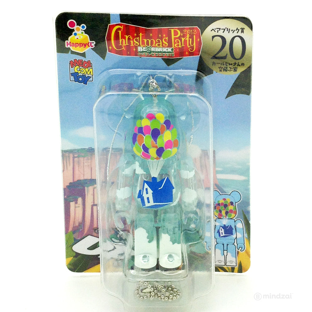 Disney Pixar Bearbrick Unbreakable - Happy Kuji # 20 - UP! Balloon House Christmas Party 100% Size