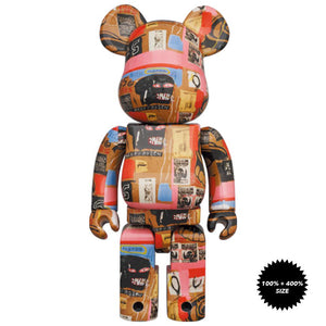 Andy Warhol x Jean-Michel Basquiat #2 100% + 400% Bearbrick Set by