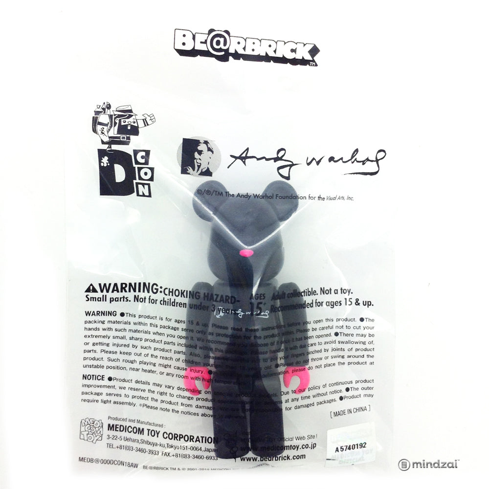 Andy Warhol Designer Con 2018 Bearbrick 100% Size