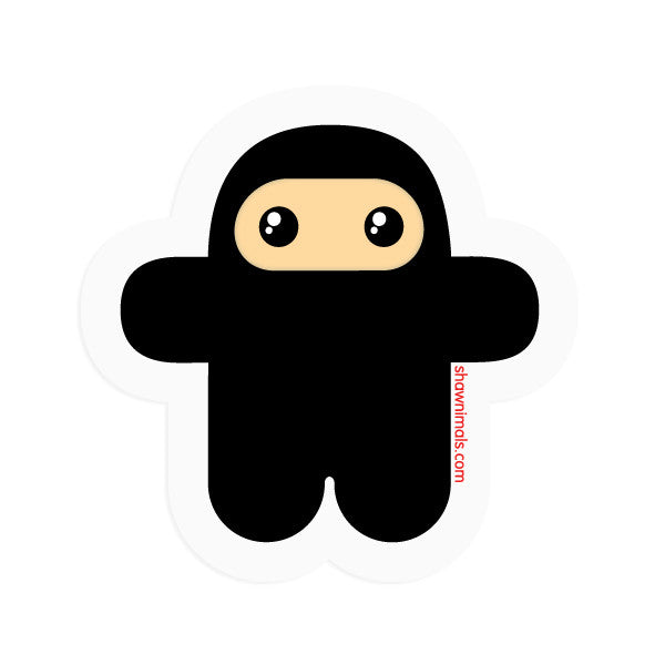 Wee Ninja Vinyl Sticker - Mindzai  - 1