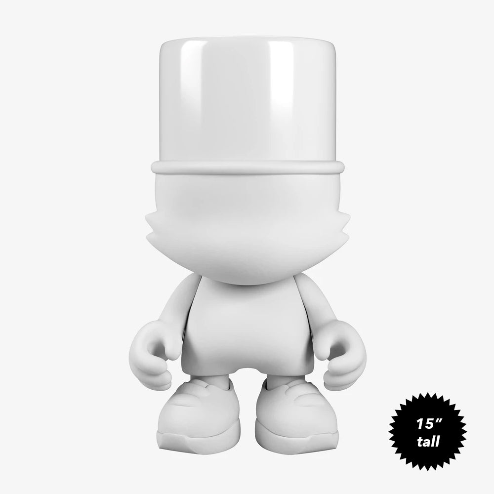 White 15-inch UberKranky Toy by Superplastic