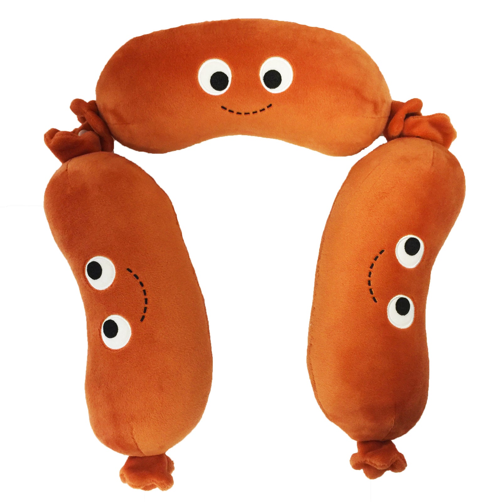 Yummy World Siamese Sausage 16-inch Plush Toy by Heidi Kenney x Kidrobot - Special Order - Mindzai  - 1