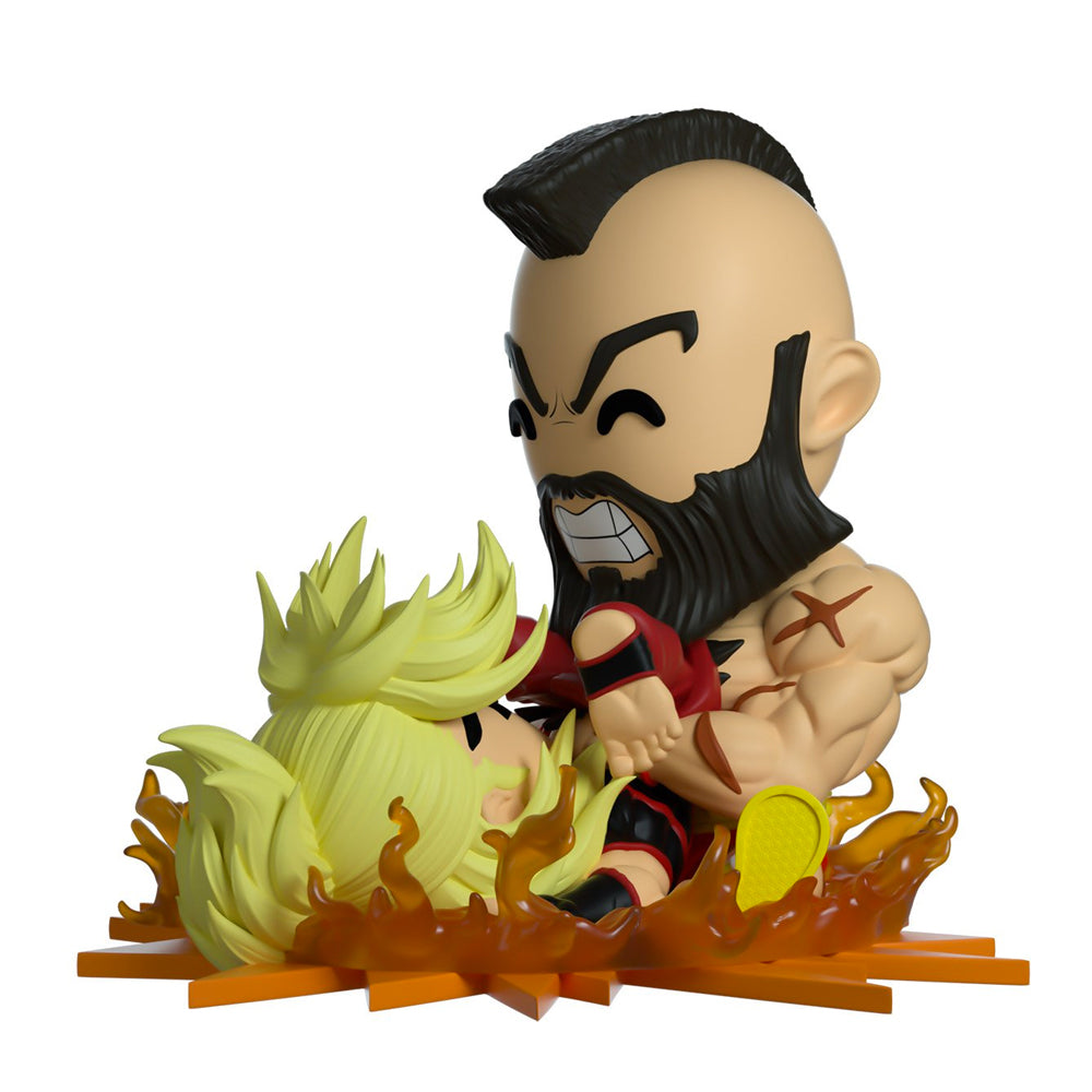 Zangief Retro Japanese Street Fighter - Street Fighter - Sticker